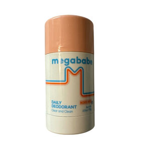 Megababe Rosy Pits Daily Deodorant Stick No Aluminum Clear and Clean 2.6 oz